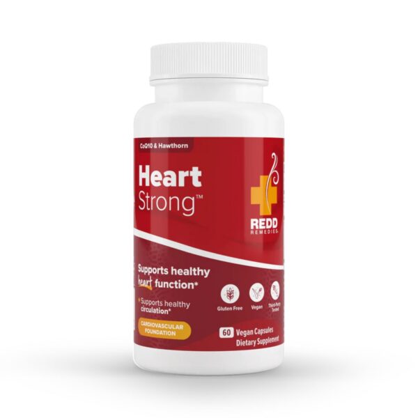 Frasco de Redd Remedies Heart Strong tabletas