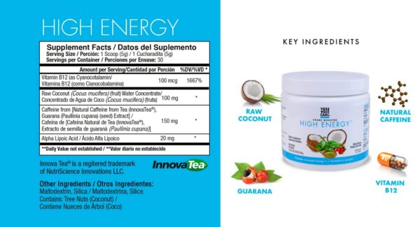 Refuerzo energético para batidos Yes You Can! Detox Plus
