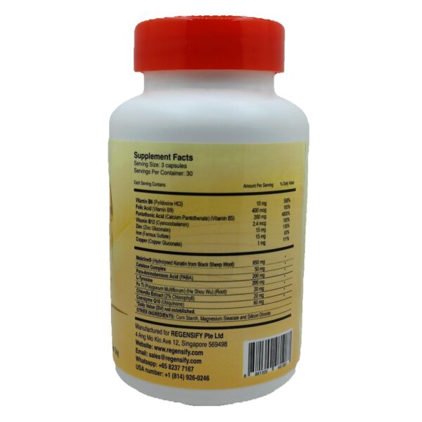 Version 1.0.0 Detalle de cápsula REGENSIFY