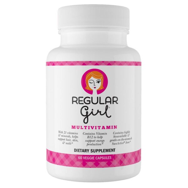 Detalles de ingredientes en etiqueta de Regular Girl