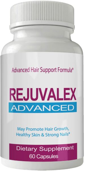 Rejuvalex fórmula crecimiento cabello biotina cápsulas frasco