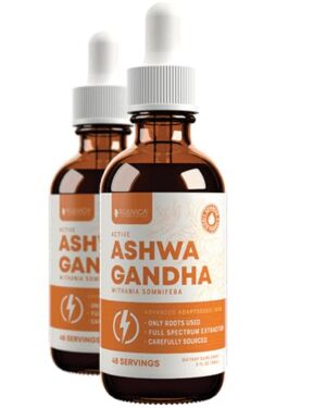 Extracto líquido avanzado Ashwagandha Rejuvica Health botella