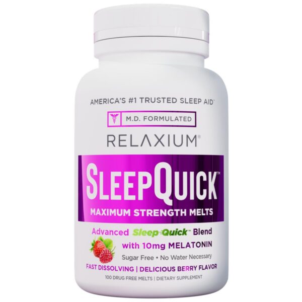 Relaxium Sleep melatonina 10mg pastillas para dormir sabor mora