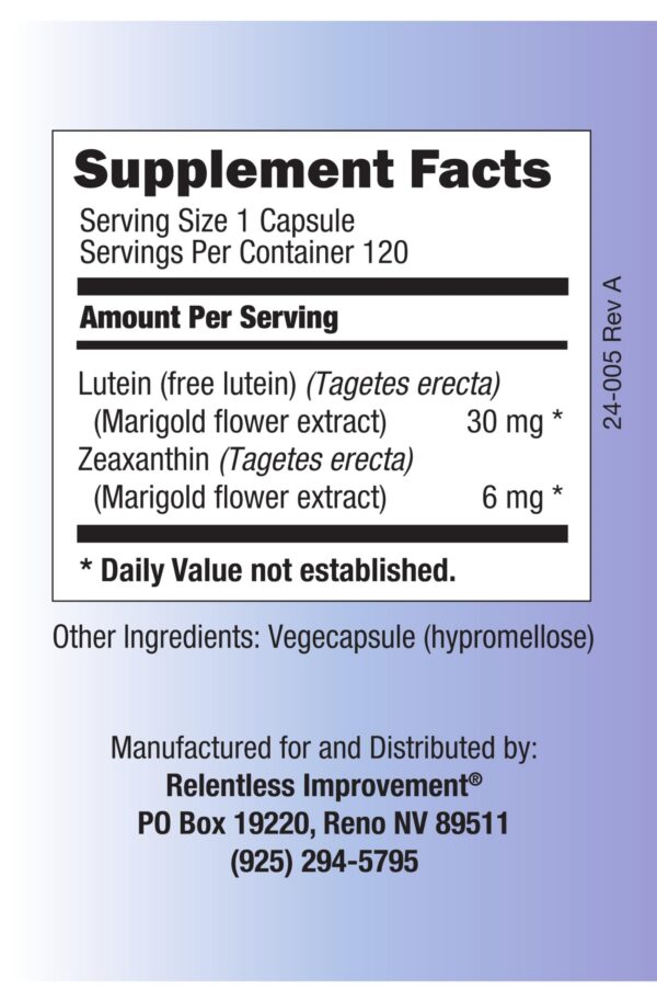 Frasco Relentless Improvement vista frontal etiqueta