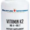 Relentless Improvement K2 MK4 MK7 Veggie-Caps 90 cápsulas