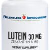 Relentless Improvement luteína y zeaxantina etiqueta frontal
