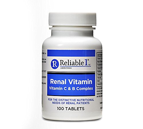 Reliable complejo renal vitamina c y b botella frontal