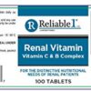 Reliable suplemento renal complejo vitaminas tres botellas