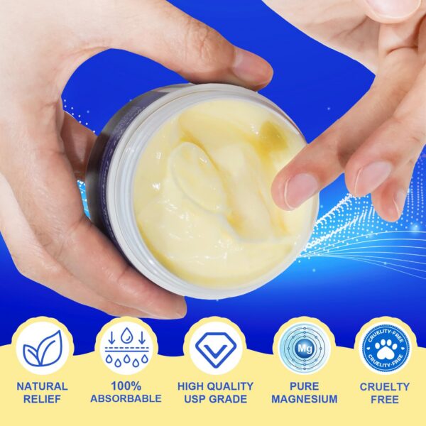 Frasco de crema de magnesio