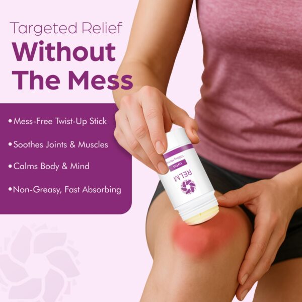 Version 1.0.0 Relm Calm Stick lavanda detalle