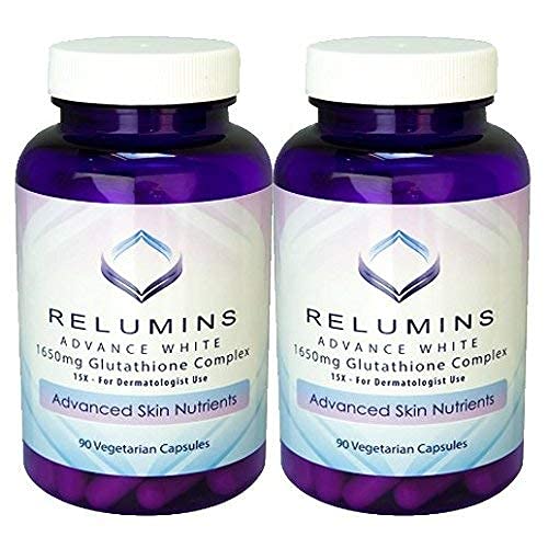 Version 1.0.0 Relumins Glutathion Complejo frasco y cápsulas