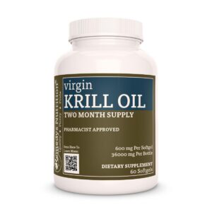 Remedy’s Nutrition Virgin Krill Oil botella frontal