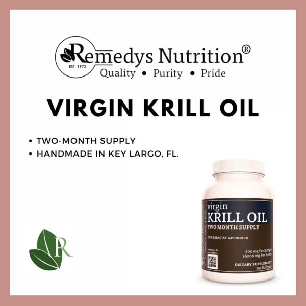 Remedy’s Nutrition Virgin Krill Oil cápsulas blandas