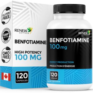 Frasco de Renew Actives Benfotiamine frente