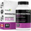 Frente del envase Renew Actives Resveratrol 600 mg