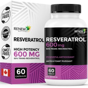 Version 1.0.0 Frente del envase Renew Actives Resveratrol 600 mg