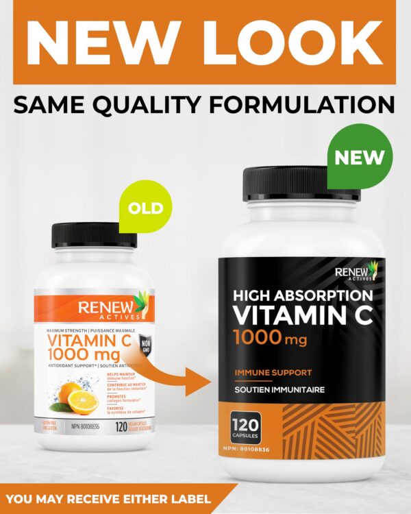 Capsulas de Vitamina C Renew Actives