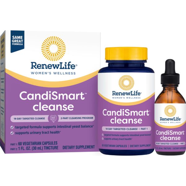 Version 1.0.0 Kit Renew Life CandiSmart limpieza levaduras salud intestinal
