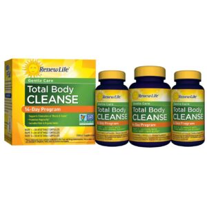 Caja de suplemento Renew Life Limpieza Total Suave 14 días