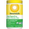 Renew Life polvo de fibra prebiótica orgánica 8.5 oz envase frontal