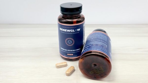 Frasco Renewglow Biotin - vista lateral