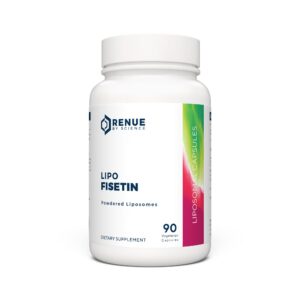 Frasco Renue By Science Fisetin liposomal frente