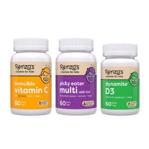 Frente del paquete Renzo's Vitamins Bundle
