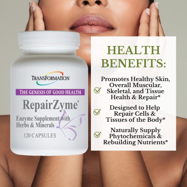 Frasco RepairZyme cápsulas