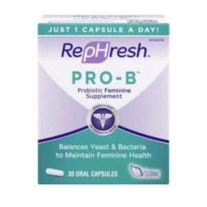 Rephresh Pro-B suplemento probiótico femenino 30 cápsulas