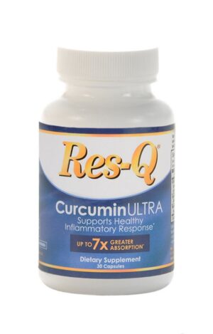 Res-Q Curcumin Ultra suplemento natural antiinflamatorio botella