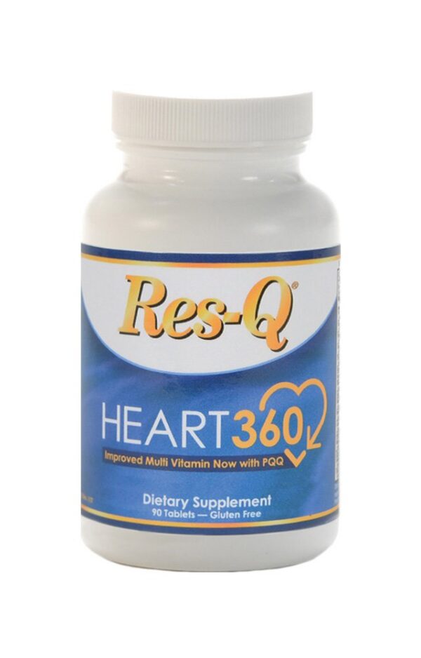 Frente del envase de Res-Q Heart360 Multivitamin