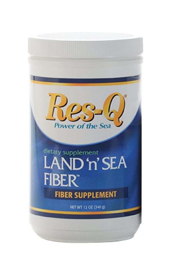 Res-Q Land 'n' Sea polvo fibra natural psyllium kelp