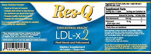 Venta de Res-Q LDL-x2 sin niacina 60 tabletas pack