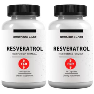 Version 1.0.0 Botellas Research Labs Resveratrol micronizado 1200mg 120 cápsulas