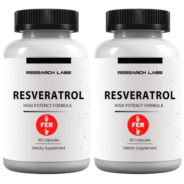Botellas Research Labs Resveratrol micronizado 1200mg 120 cápsulas