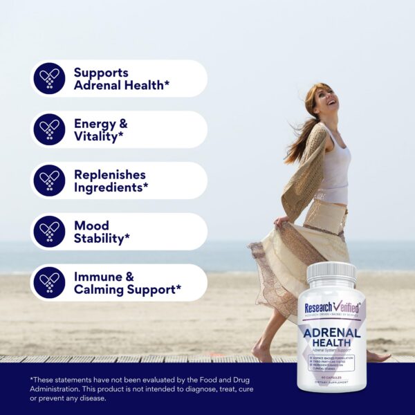 Caja del producto Research Verified Adrenal Support