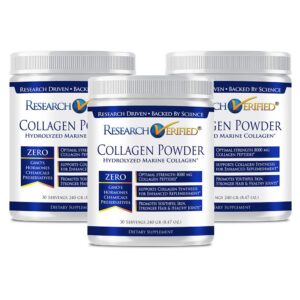 Version 1.0.0 Frasco de Research Verified Collagen Powder