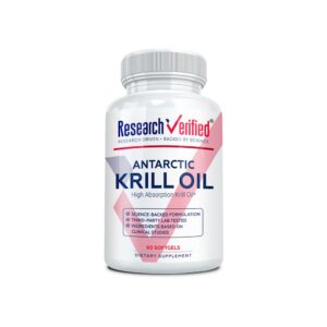 Frasco frontal de Research Verified Krill Oil Antártico