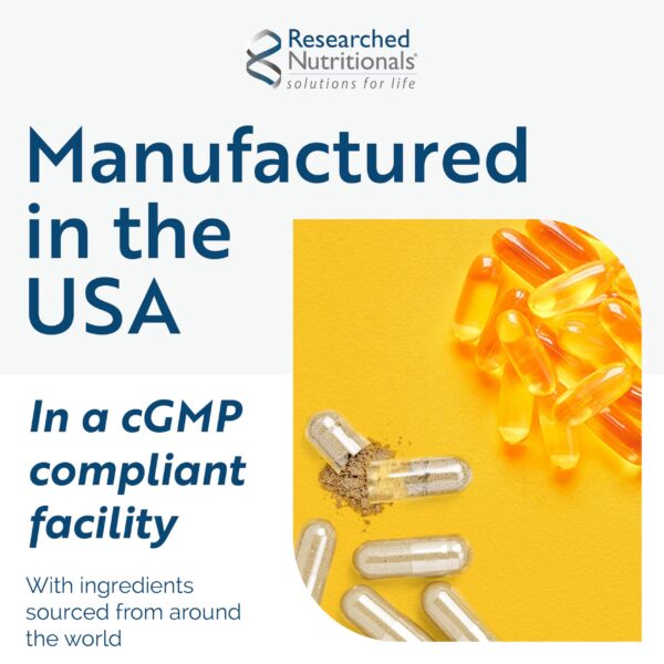 Version 1.0.0 Logo de Researched Nutritionals