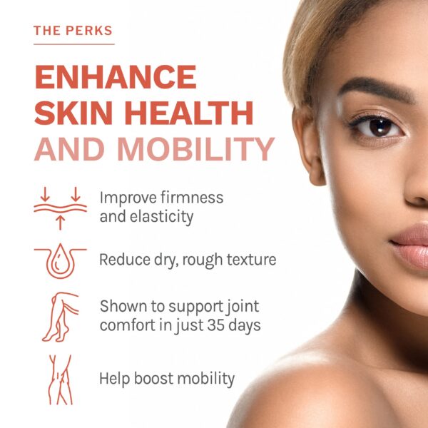 Primer plano de cápsulas de colágeno