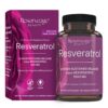 Frasco Reserveage Beauty con etiqueta Resveratrol
