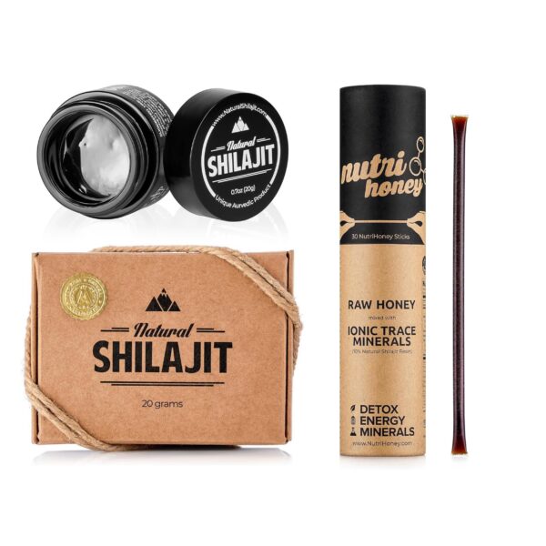 Resina natural Shilajit 20 gramos grado oro para salud