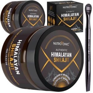 Resina orgánica Shilajit Himalaya auténtica NutroTonic