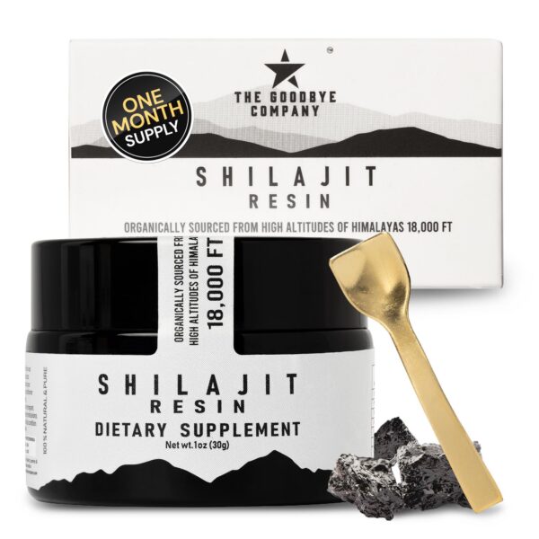 Shilajit orgánico Himalaya resina para salud vitalidad