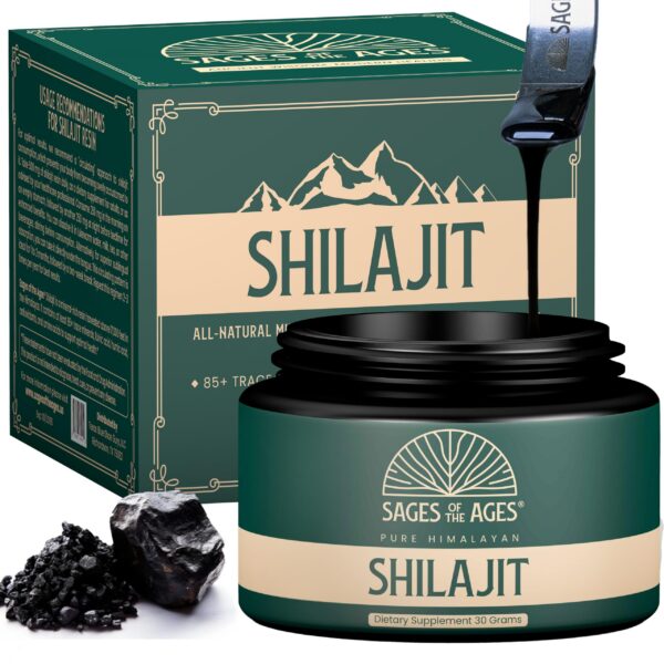 Resina pura de shilajit Himalaya Grado Oro frasco 30 gramos