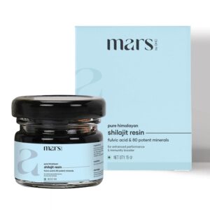 Version 1.0.0 Resina pura de Shilajit Himalaya Mars envase frontal