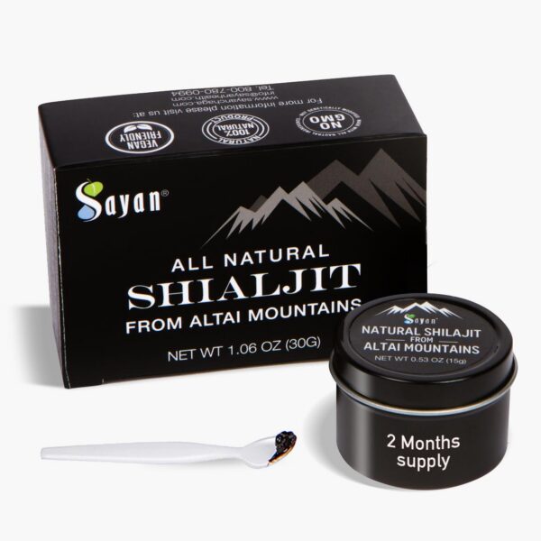 Resina Shilajit Altai pura Sayan 15 gramos