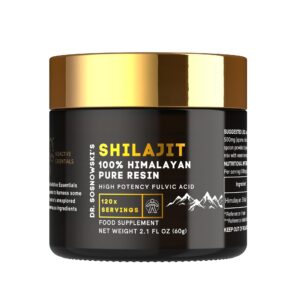 Version 1.0.0 Resina Shilajit BioActiva Dr Sosnowski frasco 60 gramos