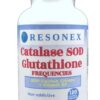 Frente de etiqueta de Resonex catalasa SOD