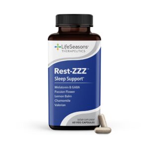 Rest-ZZZ suplemento natural sueño con ingredientes herbales